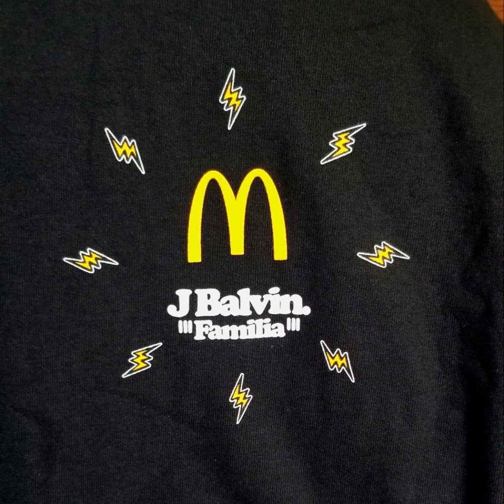 NWOT J Balvin. 'Familia' McDonald's Shirt (M, L)
